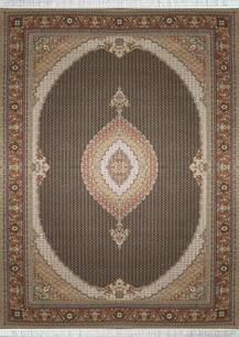 فرش کاخ طرح ماهی سرمه ای 10083 فرش کاخ طرح ماهی سرمه ای 10083